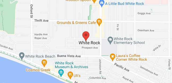 map of 101 1280 FOSTER STREET